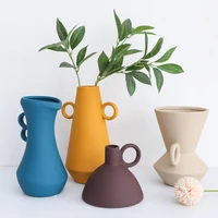nordic ins morandi ceramic vase living room flower arrangement container interial home decoration accessories office desk