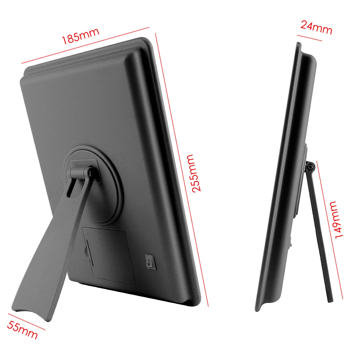 Умное Сенсорное косметическое зеркало для макияжа с подсветкой 16LED беспроводное