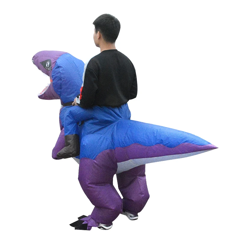 

One Size Fit Most Adult Unisex Halloween Inflatable Ride On Walking Dinosaur Costume