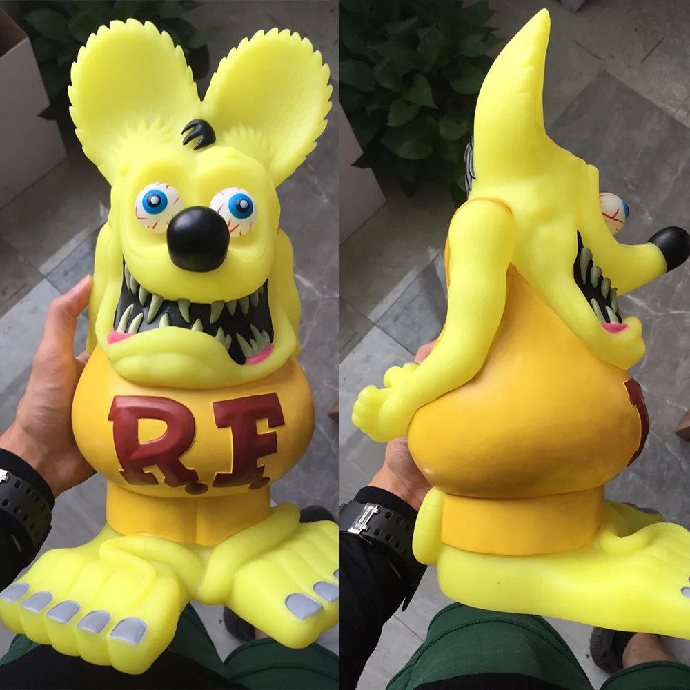 Крыса Финк мышь светится в темноте Мышь экшн-фигурка Ed большой папа рот