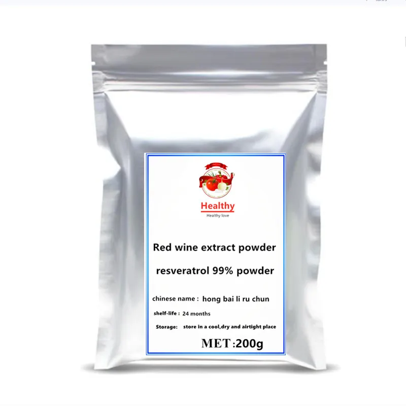 Высококачественный 99% порошок ресвератрола экстракта красного вина с