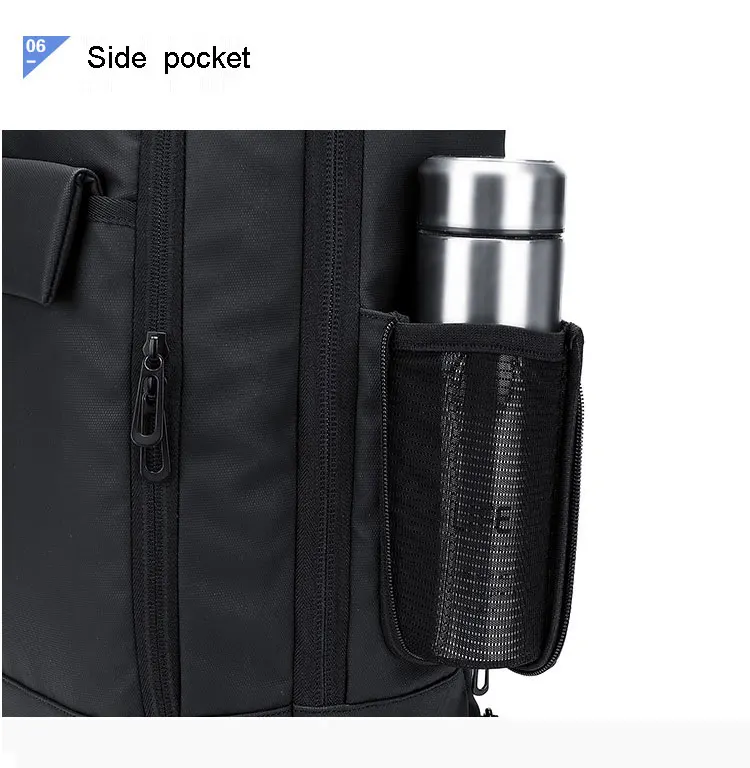 Дорожные Рюкзаки большой емкости для подростков, мужской рюкзак Mochila с защитой от брызг, рюкзак для ноутбука 15,6 дюймов, многослойный вместительный рюкзак