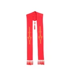 Палантин для духовенства, палантин для католического священника, шарф с вышивкой и кисточкой для церкви, пояс с Христом, церковная посуда, палантин