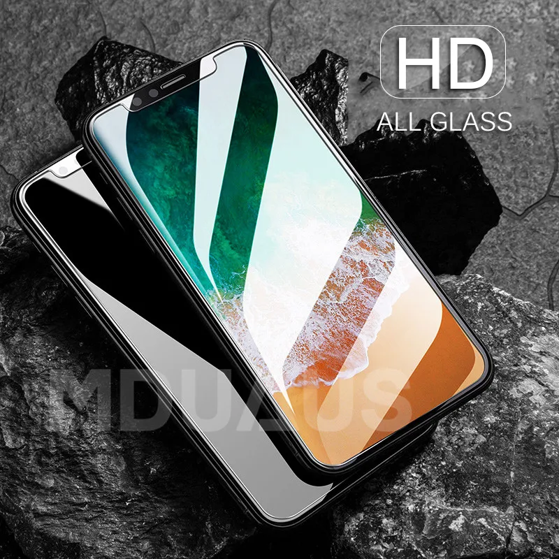 0,22 мм 9H закаленное стекло для iPhone 8 7 6 6S Plus 5 5S SE Защита экрана для iPhone X XR XS 11 Pro Max защитная пленка