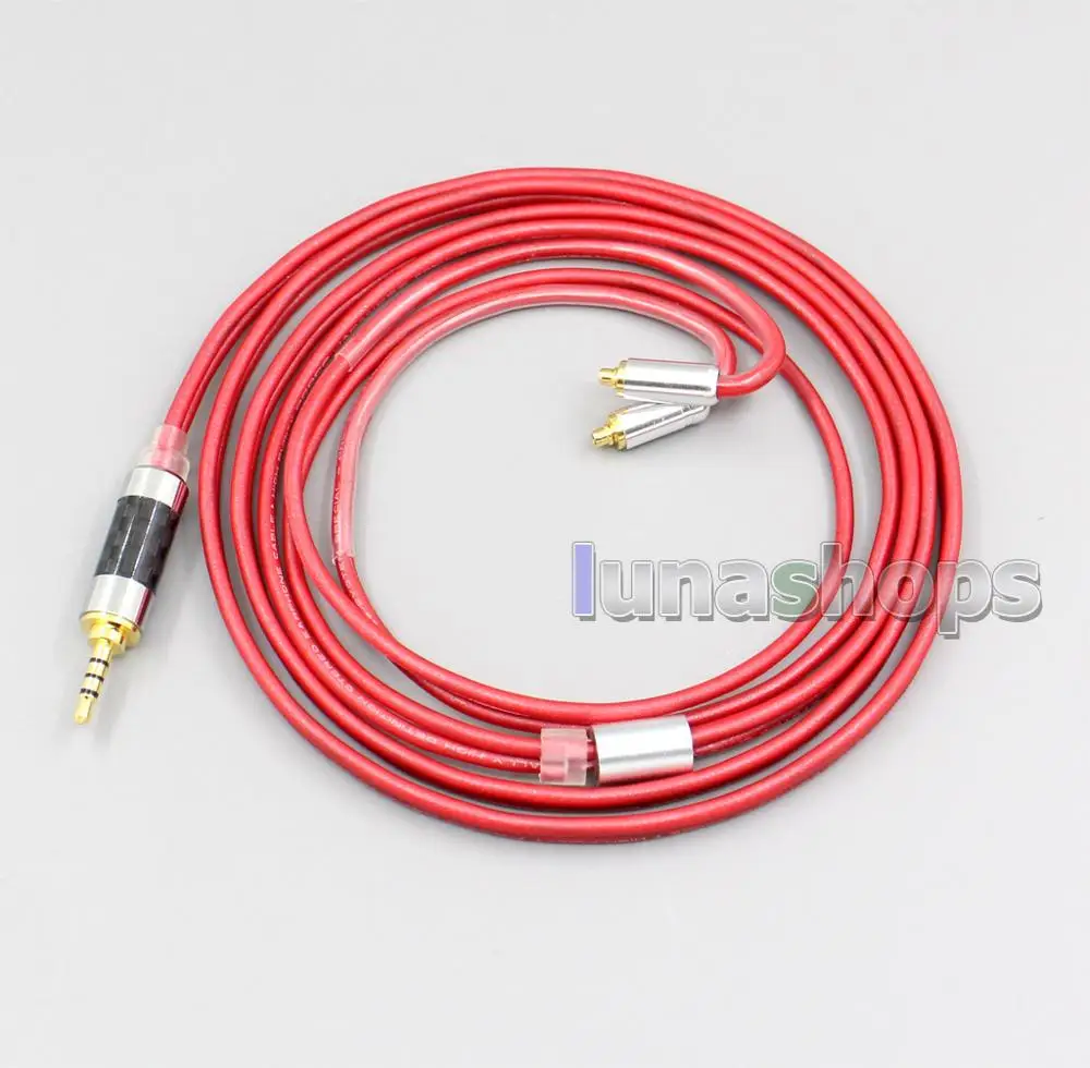 LN006220 3 5 мм 2 4 сбалансированный чистый PCOCC кабель для наушников Shure se215 se315 se425 se535 Se846