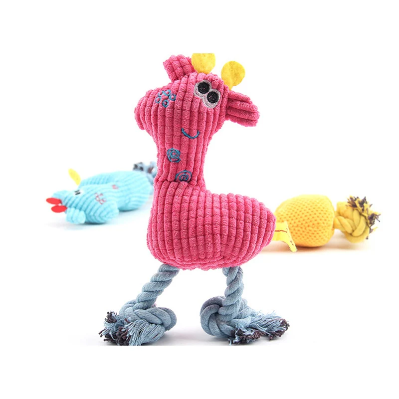 CAWAYI питомник собака игрушка щенок плюшевый жевательный писк звуковые игрушки