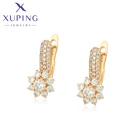 Xuping ювелирные изделия Новое поступление модные серьги-кольца для женщин Рождественский подарок A00707087