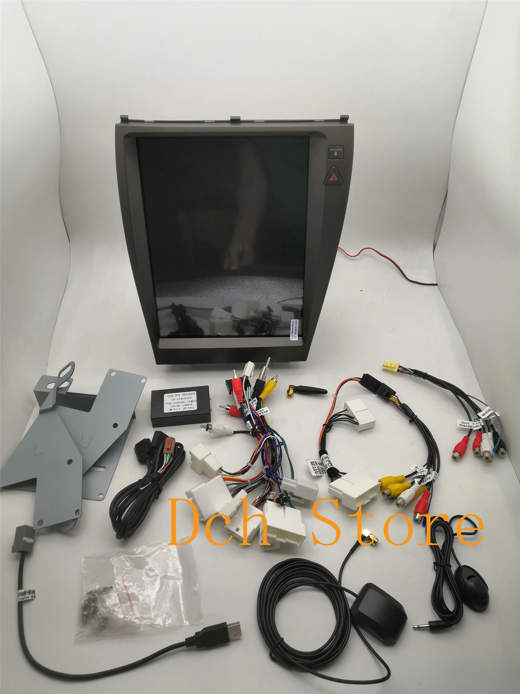 Автомобильный DVD GPS навигатор 12 1 дюйма в стиле tesla Android 9 0 для lexus ES ES240 ES350 2006 2012