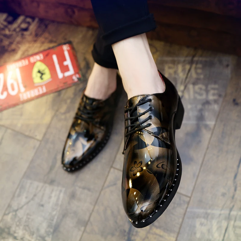 

Мужская кожаная обувь; удобная повседневная обувь с острым носком; sapatos masculino; Роскошные брендовые мокасины; обувь для джентльмена; chaussure homme ...