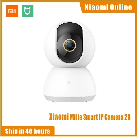 Оригинальная умная IP-камера Xiaomi Mijia, 2K, угол обзора 360 градусов, видео, Wi-Fi, ночное видение, беспроводная вебкамера безопасности, камера наблюдения за ребенком, CCTV