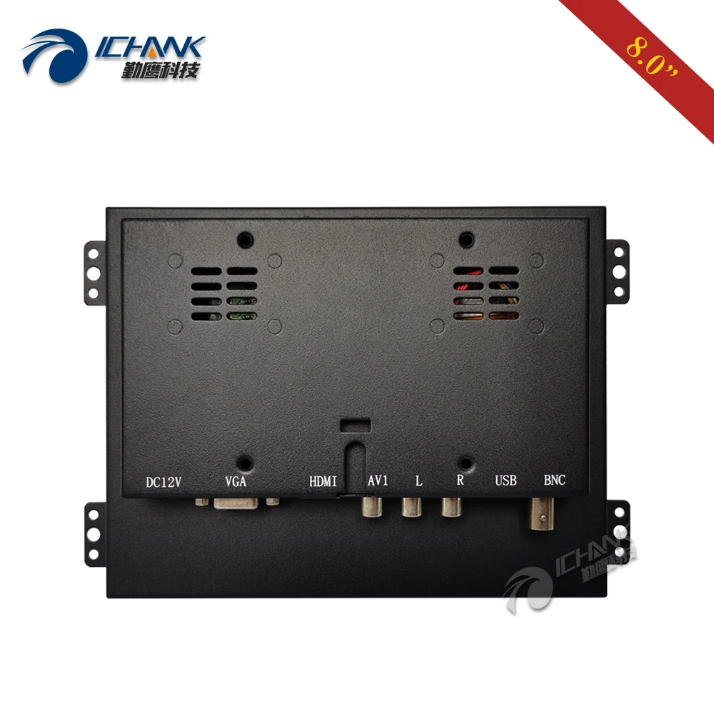 ZK080TC-LR2/8 дюймов 1024x768 HD VGA HDMI металлическая открытая Встроенная рамка промышленное медицинское оборудование сенсорный монитор ЖК-экран
