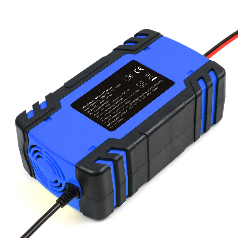 Автоматическое зарядное устройство для аккумулятора автомобиля 12 В 24 8 а с ЖК