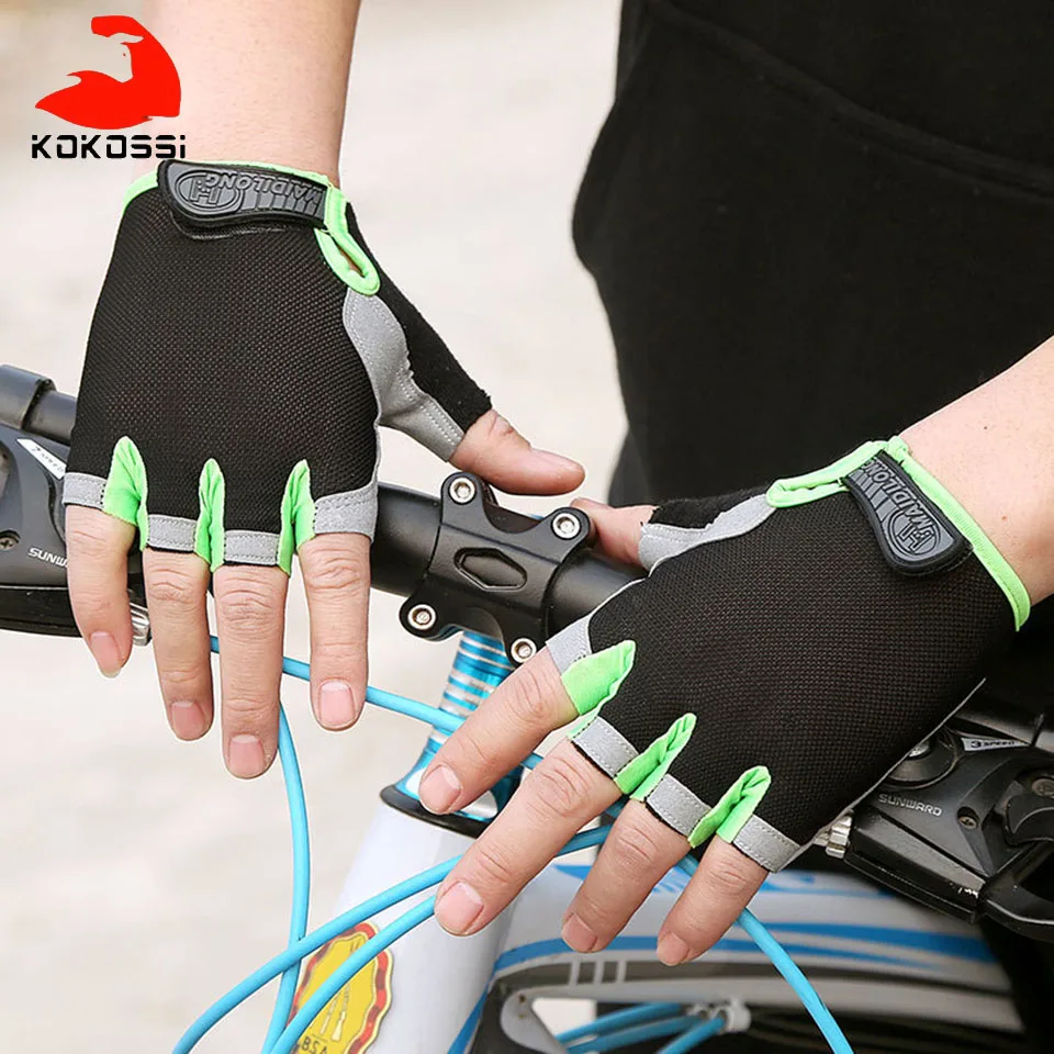 Новые велосипедные Нескользящие перчатки KoKossi с защитой от пота для мужчин и