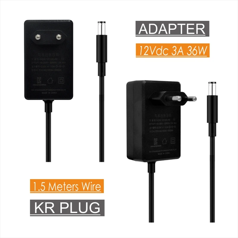 Европейская ЕС американская США Корея KC Spec 12Vdc 3A 36W UL CE TUV FCC сертификаты питания