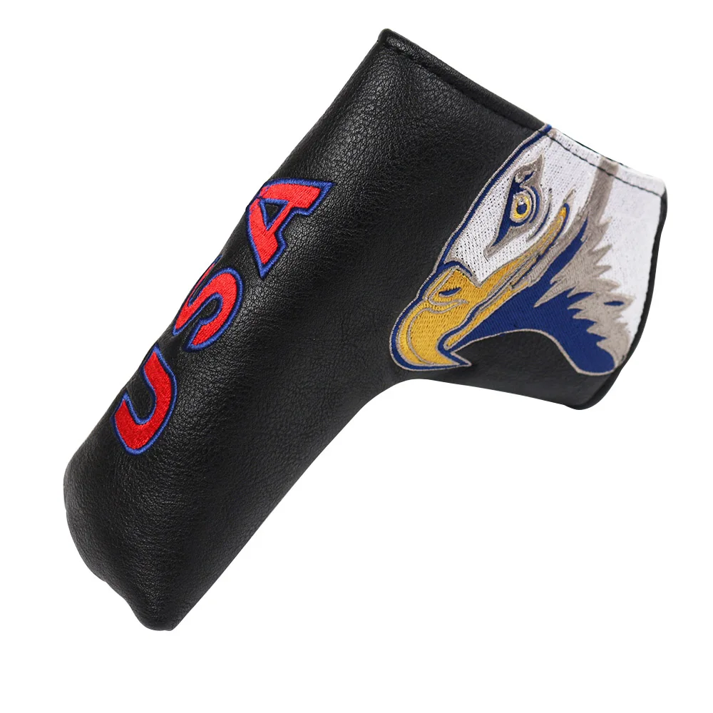 Чехол для головы PINMEI Golf Putter 1 шт. с вышивкой США орла флага пушки лапы мягкая