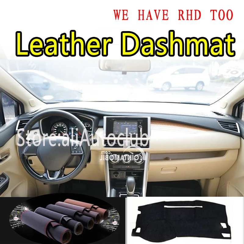 

For Mitsubishi Xpander 2017 2018 2019 2020 Leather Dashmat Dashboard Cover Pad Dash Mat Sunshade Carpet Car Styling accessories