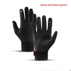 Зимние мужские перчатки Goves, женские зимние аксессуары, перчатки с пальцами для бега и сенсорного экрана, термомодные аксессуары для улицы