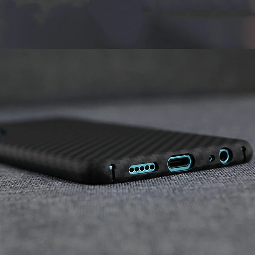 Оригинальный дизайнерский чехол из настоящего углеродного волокна для huawei P30 Pro