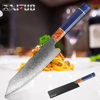 xituo damascus steel 67 layer japanese chef knife 8 inch kiritsuke gyuto fashion high grade sharp meat cleaver kitchen tools new