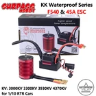 Surpass Hobby KK водонепроницаемый бесщеточный двигатель ESC F540 3000330039304370KV с 45A ESC для 110 RC RTR Tamiya Axial Redcat