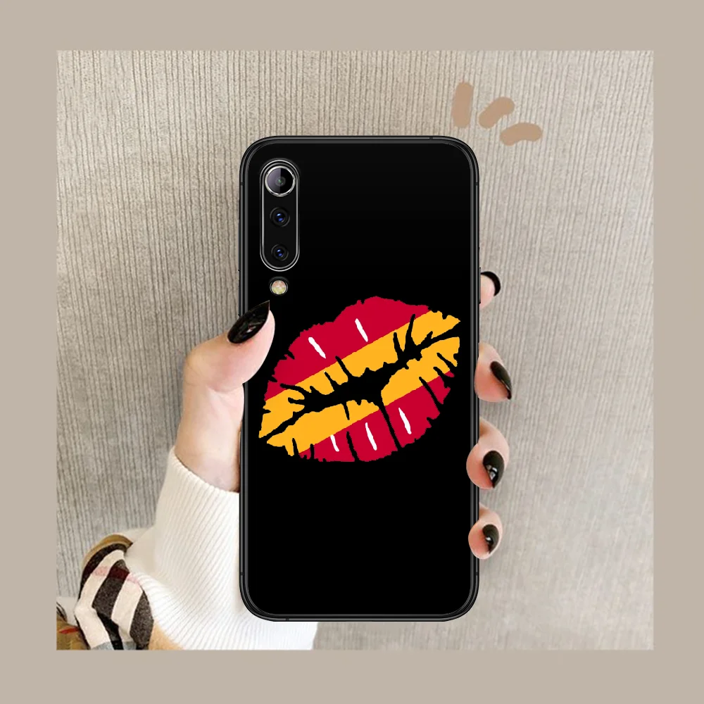 

Spanish Spain Flag Phone case For Xiaomi Mi note 10 A3 9 MAX 3 A2 8 9 Lite Pro ultra black Hoesjes Painting Prime Silicone Cell
