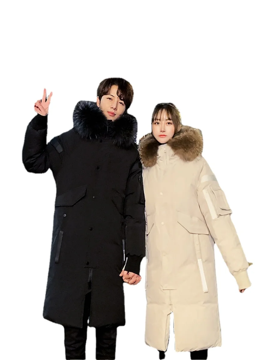 Мужской пуховик средней длины с воротником-стойкой | Мужская одежда