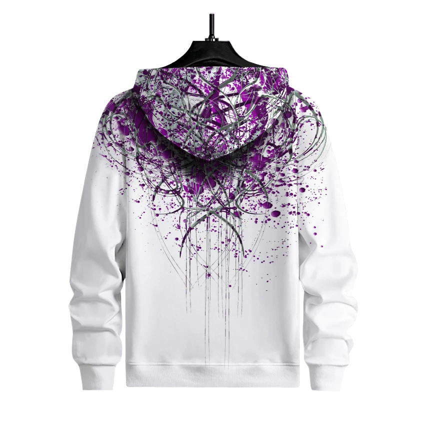 

New 3d Hoodie Boy/girl Sweatshirt Customized Color Gradient Hoodie Pure Color Hooded Rainbow Casual Jacket For Boy/girl