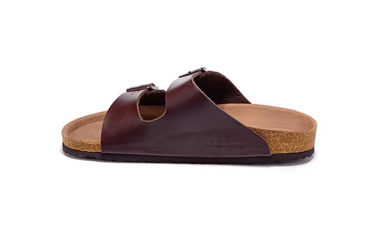 Birkenstock оригинальные мужские летние тапки слипперы мягкая обувь кожаные пляжные