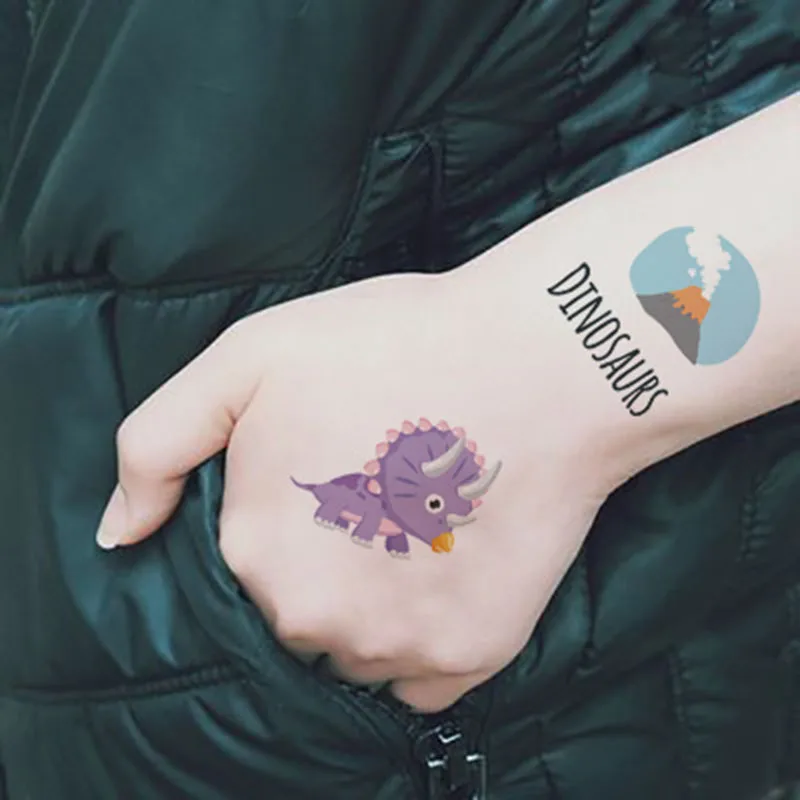 Милые наклейки тату для детей детская татуировка искусственный