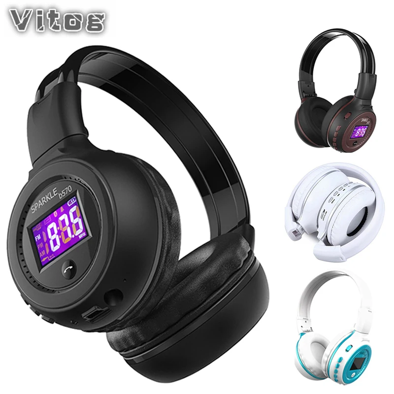 

VITOG B570 HIFI Stereo Bluetooth Earphone True Wireless Headphone Street Style Fashion Headset Playing Games Earbuds With Mic
