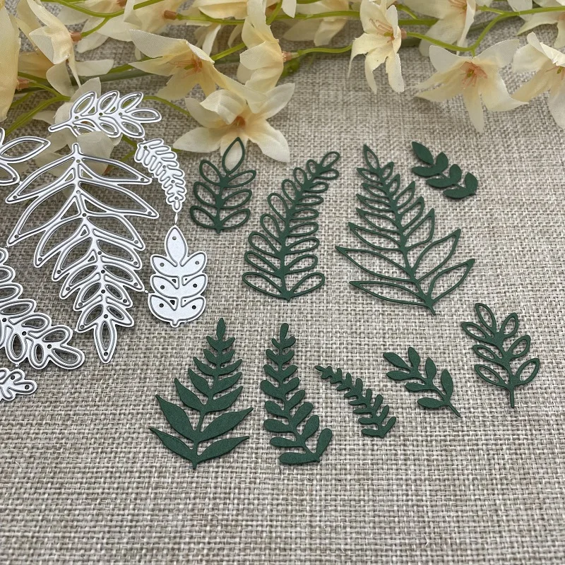 

Leaf decoration Metal Cutting Dies Stencils For DIY Scrapbooking Decorative Embossing Handcraft Die Cutting Template Mold