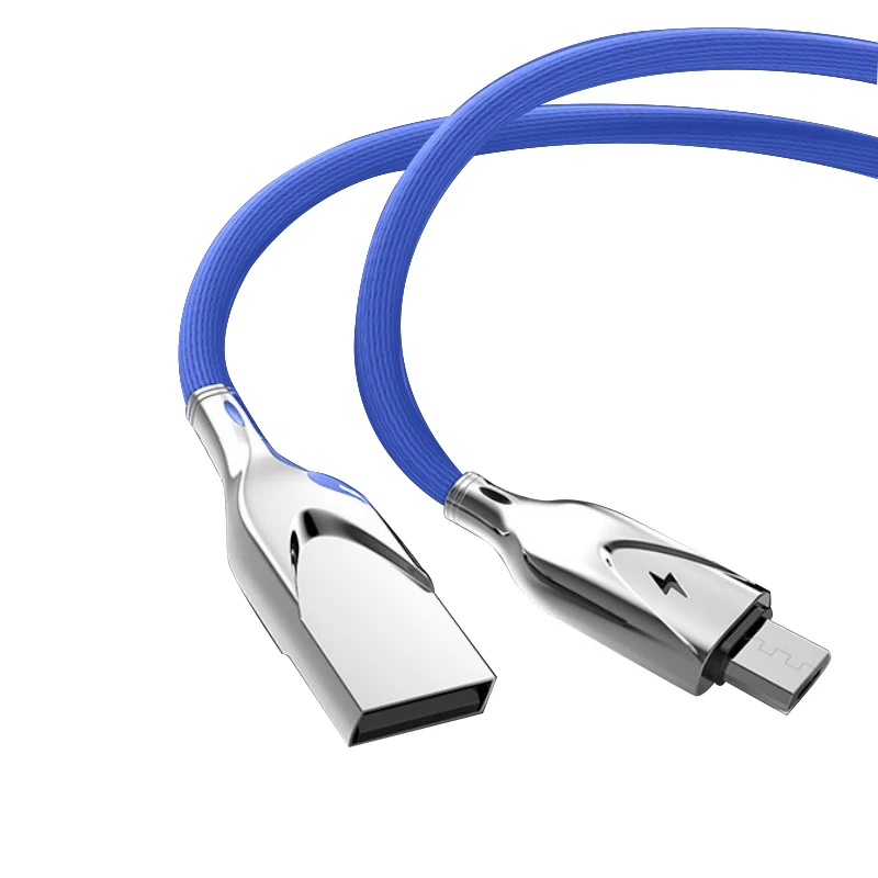 1m/ 2m USB кабель для мобильный телефон с разъемом Micro Type C 8 ми штифтовый зарядного