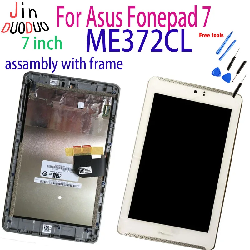 7-дюймовый ЖК-дисплей для Asus Fonepad 7 K00Y ME372CL K00E ME372CG ME372 с рамкой | Мобильные телефоны и