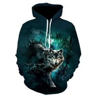 2021 new trend wolf oversized hoodie 4xl men women fashion spring autumn pullovers sweatshirts sweat homme hoodies 3d tracksuit