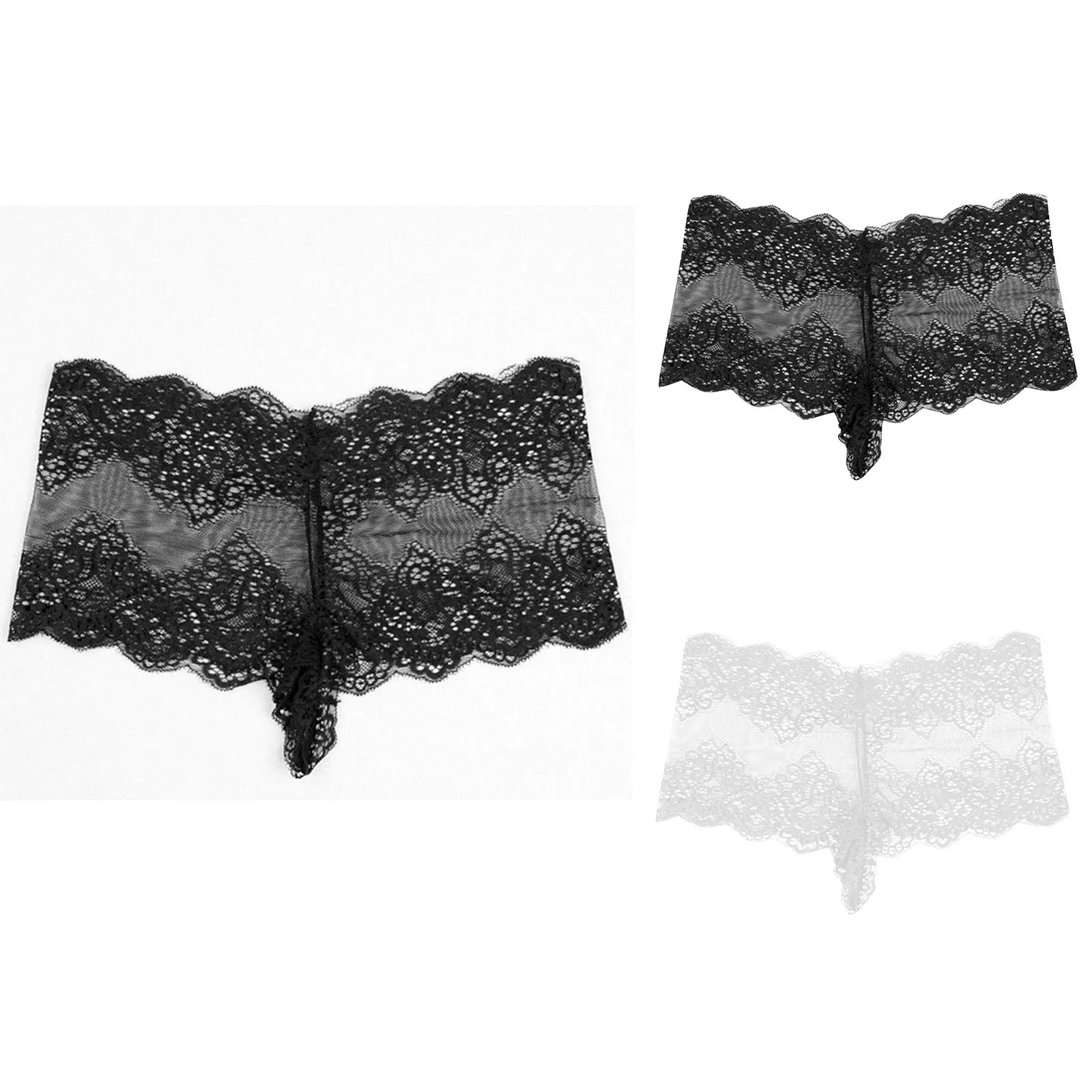 

Women's Panties Sexy Lace Waist Full See-Through Lingerie Ladies High Appeal Underwear Underpants Softs Ropa Interior Femenina