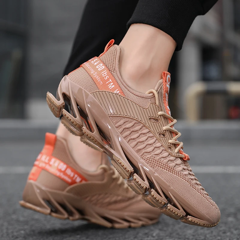 RUMDAX Mens Running Shoes Male Absorber Sweat Sports Shoes Breathable Cushioning Jogging Casual Shoes Fashion Men Sneakers