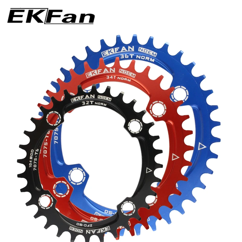 Велосипедная звезда EKFan 104BCD 7075 T6 для горного велосипеда овальная велосипедная