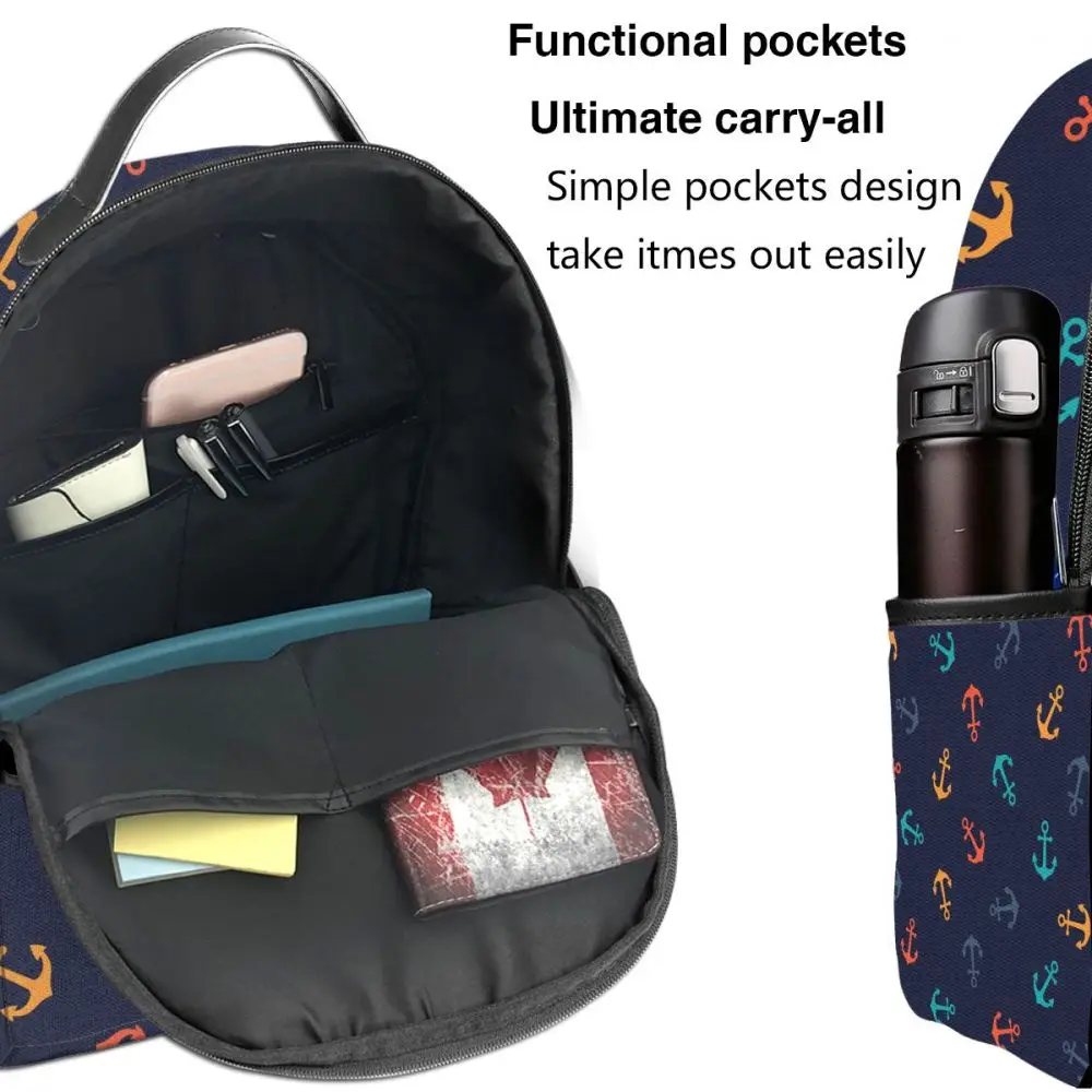 

2020 Colorful Anchors Children Backpacks Schoolbag Book Bag Kids Backpack Children School Bag Girl Boy Backpack