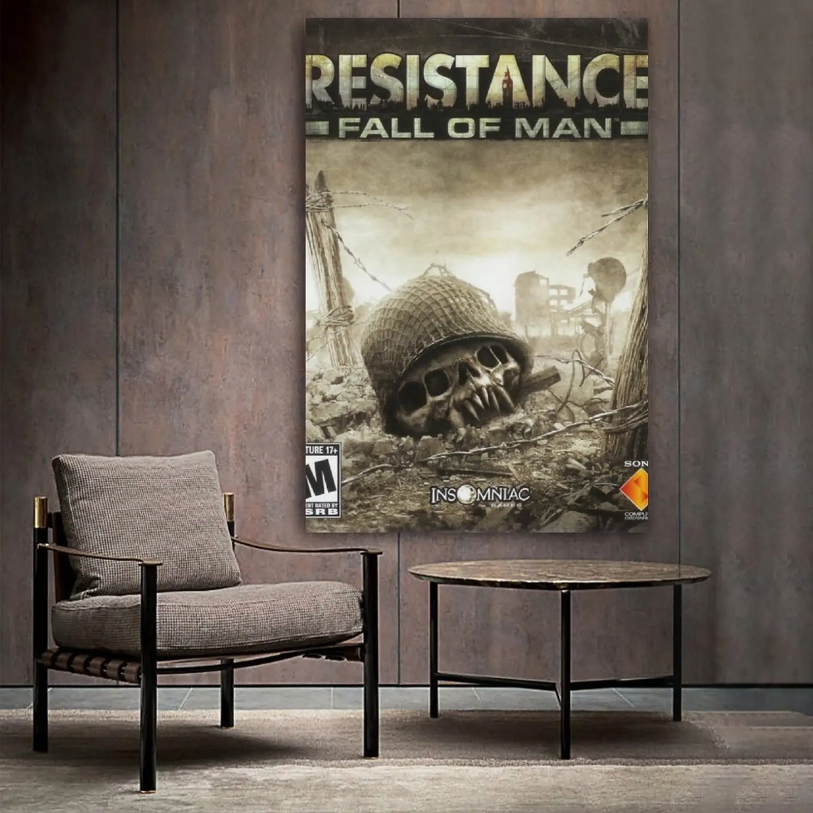 

Resistance_ Fall of Man Movie & Video Game Canvas Art Poster and Wall Art Picture Print Modern Family bedroom Decor Posters