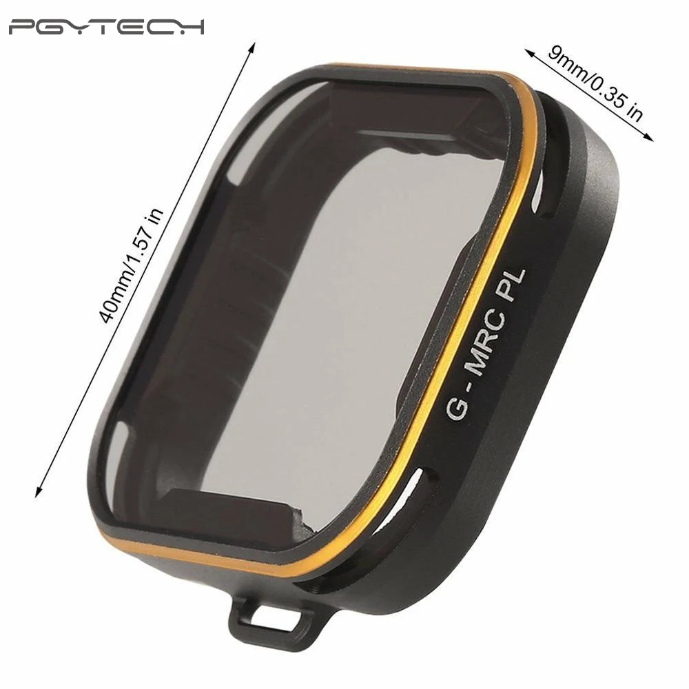 1 шт. PGYTECH с золотым краем фильтр для объектива MRC PL GOPRO Hero 5 Аксессуары камеры