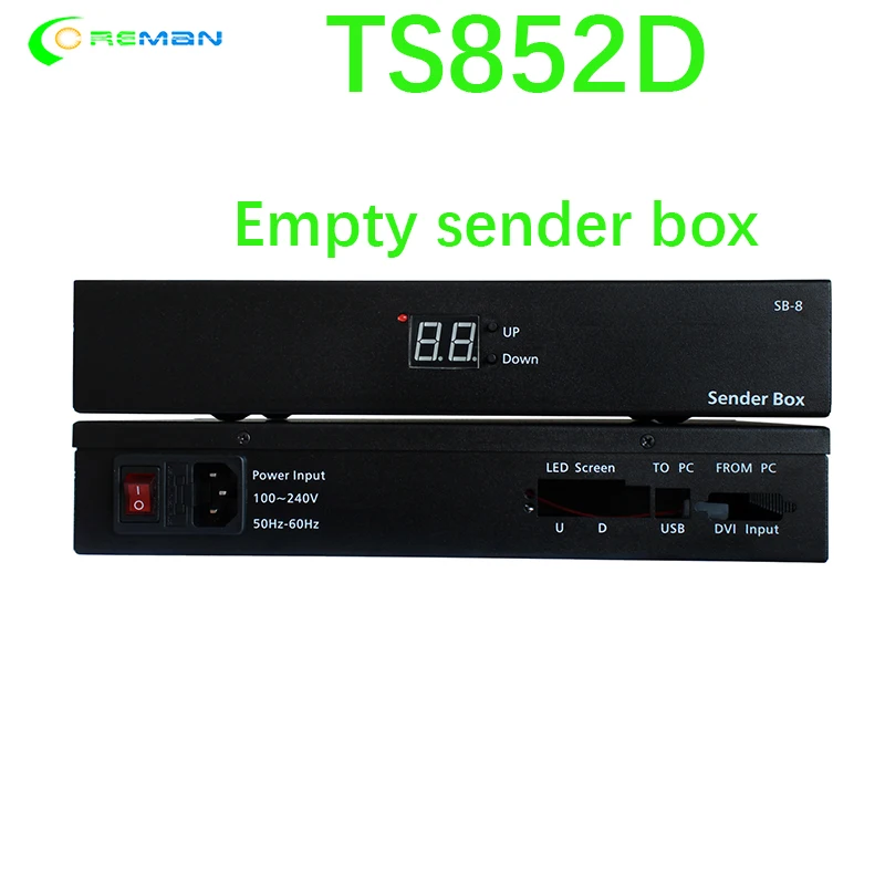 TS802D с коробкой TS852D DS852D для полноцветных светодиодных дисплеев контроллер