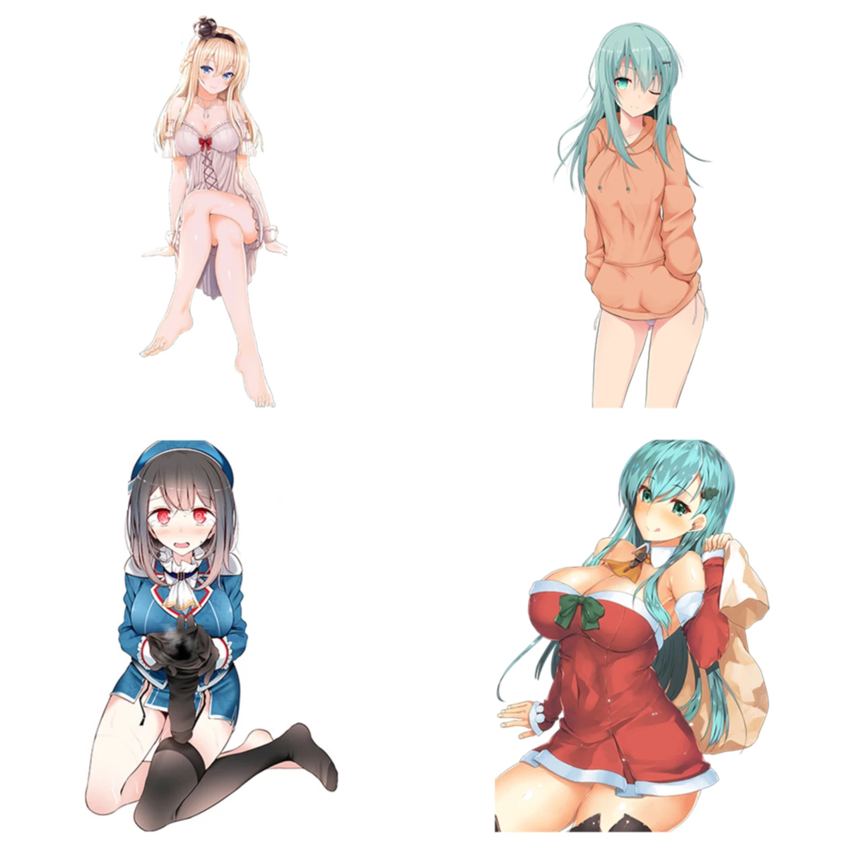 

Boutique Car Sticke Car Styling Sexy Girl Kantai Collection Kashima Render Anime JDM Window Stickers and Decals Decorative PVC