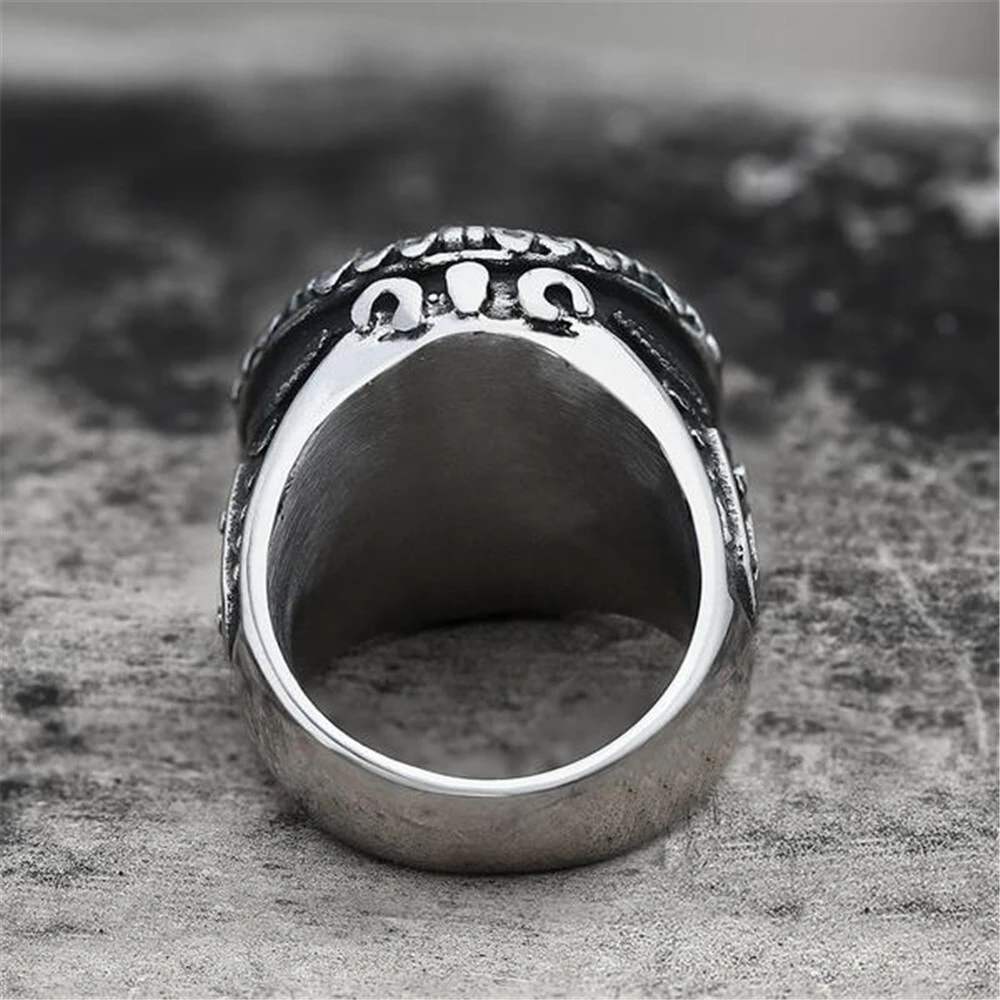 

New Retro Creative Constellation Atmosphere Men's Ring Popular Hip-hop Party Locomotive Jewelry Jewelry Commemorative Gift