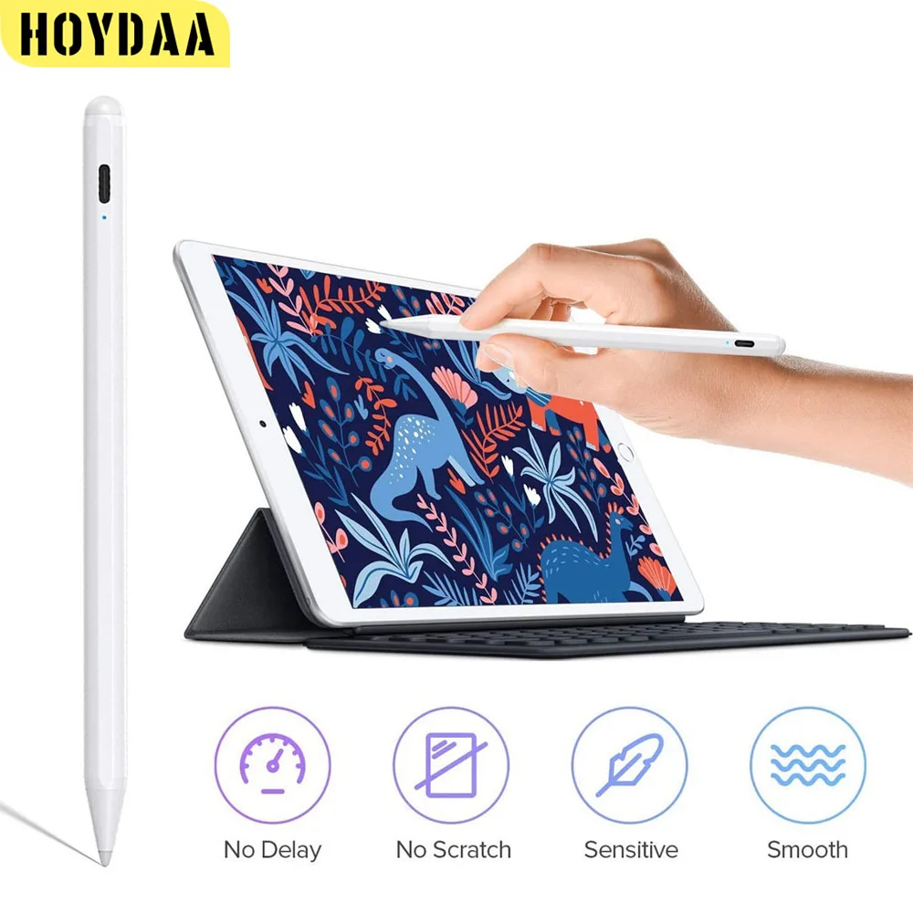 

Активный стилус-карандаш для iPad Pro 11 2020 дюйма, емкостный сенсорный Стилус для Apple iPad 6/7 поколения, запись 12,9