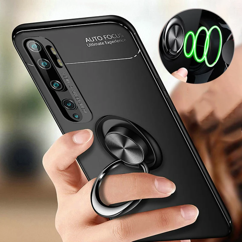 Чехол для телефона с кольцом на палец Xiaomi Mi 8 9 Lite A2 A3 9T Note 10 чехол Redmi S2 K20 K30 8T 5 6 7 Pro 4