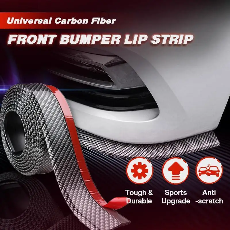 

Universal Car Front Rear Bumper Lip Strip Protector Guard Corner Anti-collision Trim bar Air Outlet Auto Accessories Styling Pro
