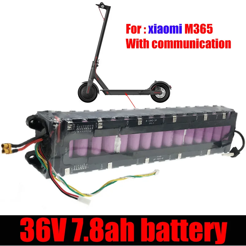 

Vakaumus 10S 3P 36V 7.8Ah 42V Lithium Battery For XiaomiMijia M365 Scooter with Communication Connector Match With original
