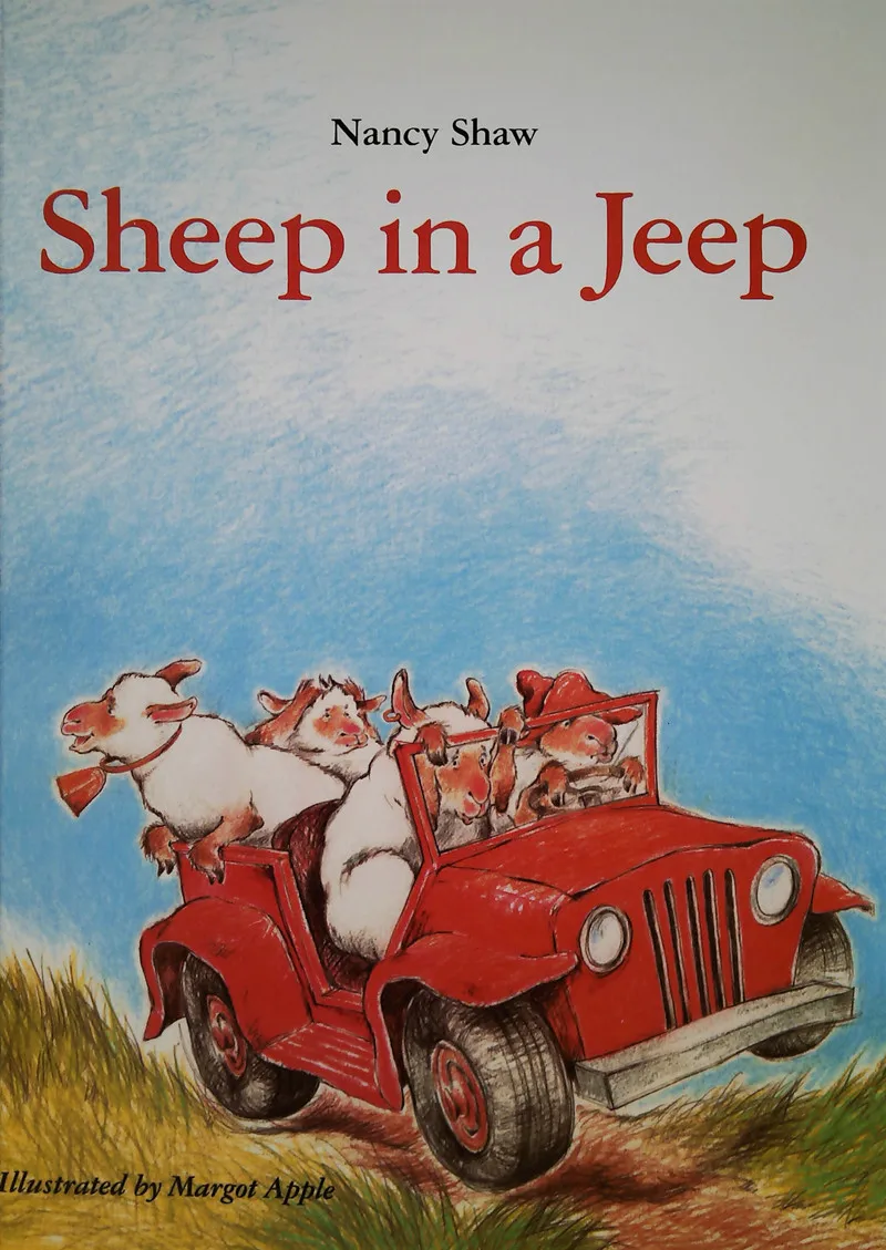 Sheep In A Jeep kids early Educational bedtime English picture story Book For Baby Kids And Small Children | Канцтовары для офиса