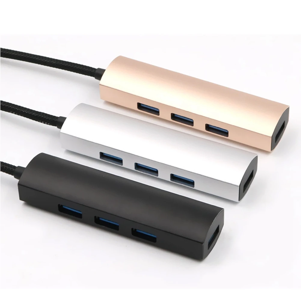 Type c до 4USB3. 0 алюминиевый сплав сплиттер адаптер прочный ноутбук жесткие диски