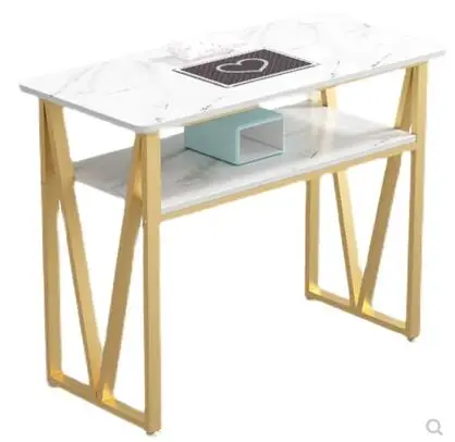 

Manicure table and chair set simple and modern single and double manicure table double-layer net red manicure table economical